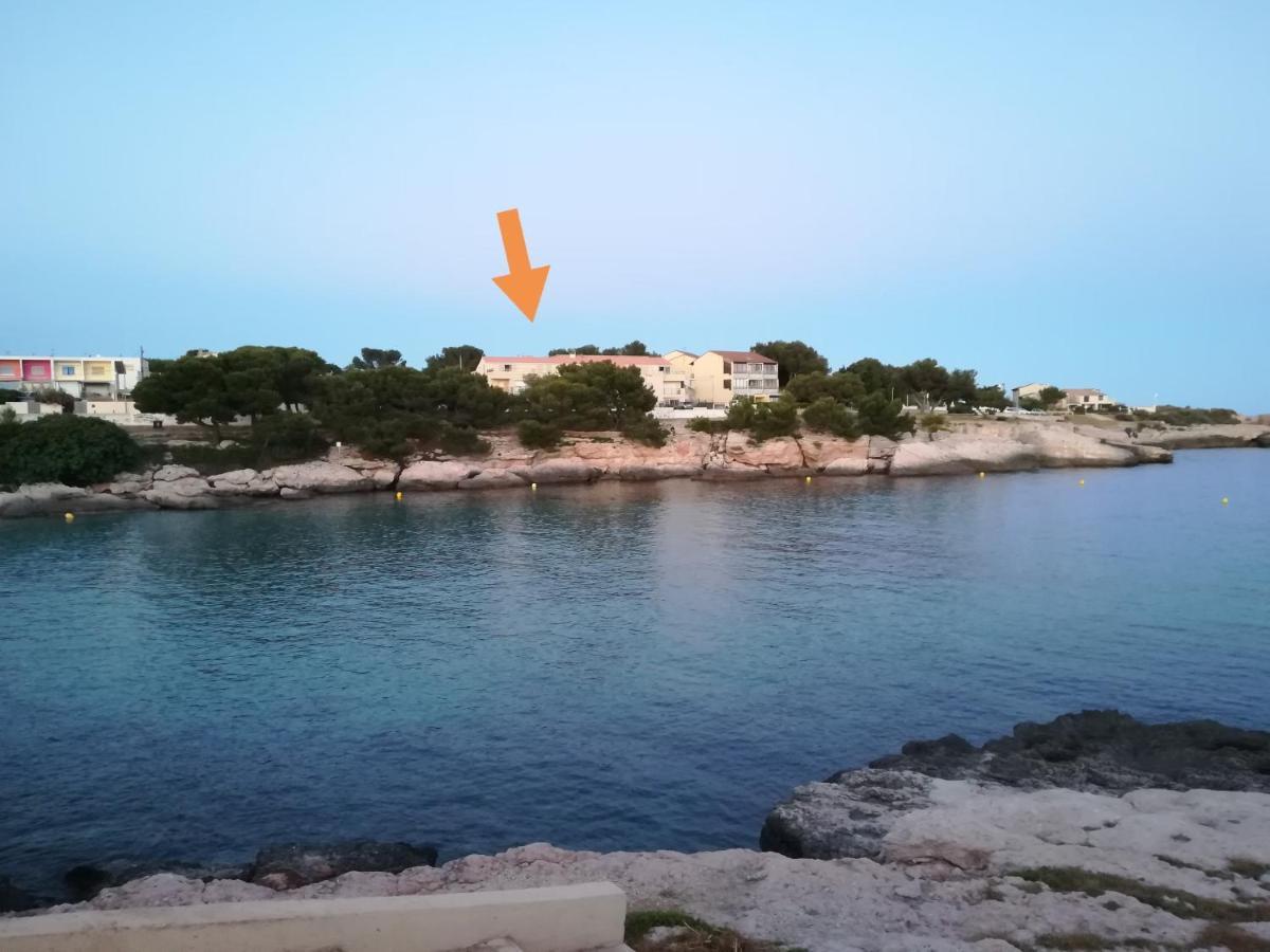 Bel Appartement Avec Terrasse - Plage De Carro A Pied Martigues Ngoại thất bức ảnh