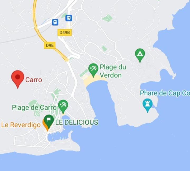 Bel Appartement Avec Terrasse - Plage De Carro A Pied Martigues Ngoại thất bức ảnh